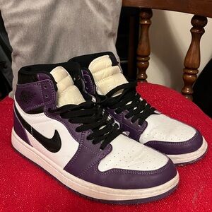 Purple & White Jordans!